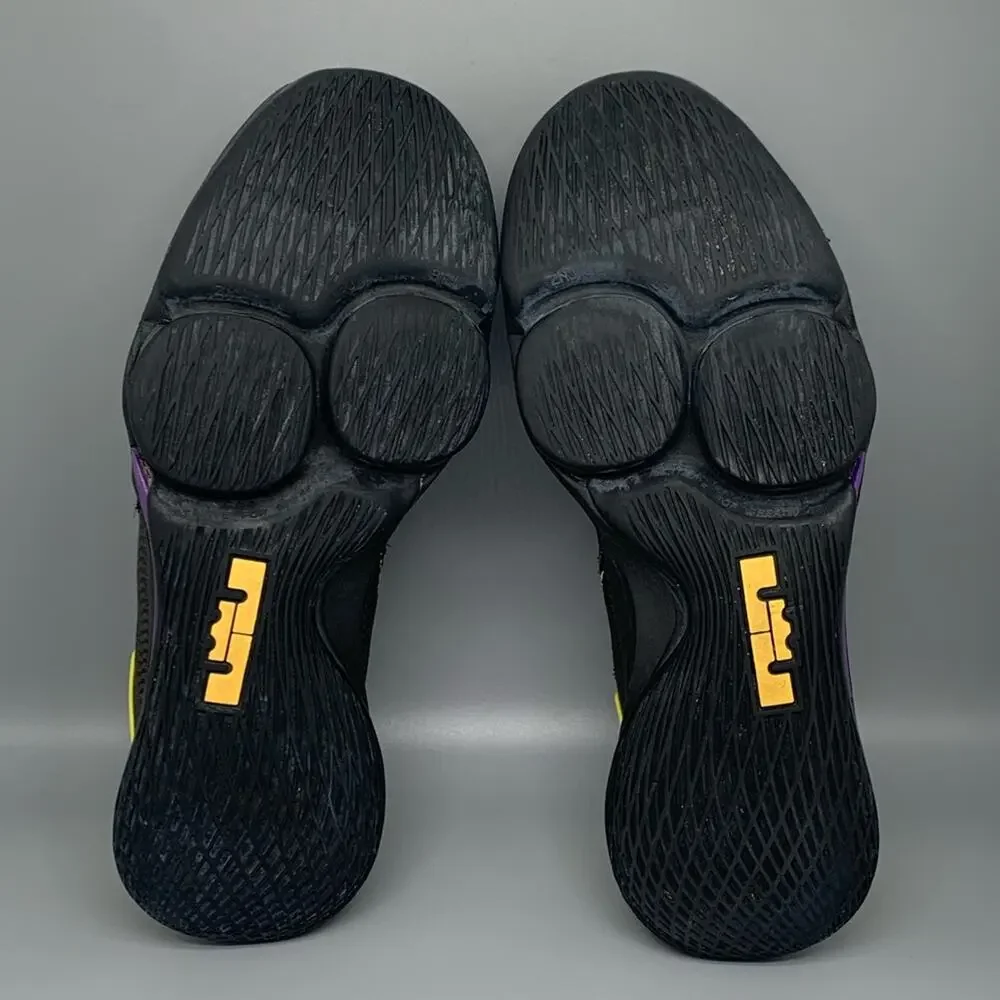 Nike LeBron‎ Witness 4 Black/Opti Yellow Basketball Shoes BV7427-004 Men's Sz13